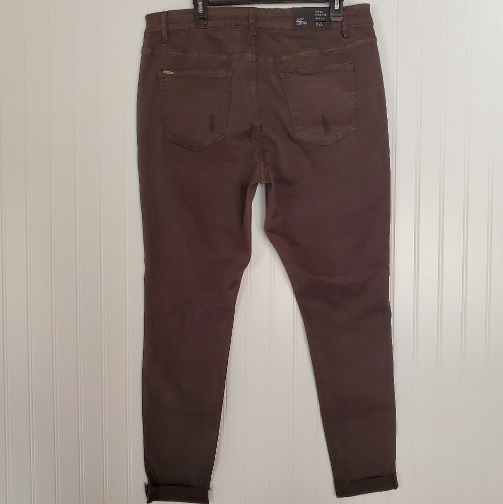 Chic Denim Skinny Jeans Sz 16 NWT